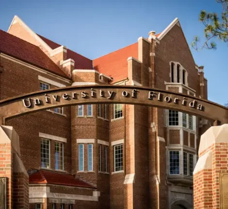 Entrance of University of Florida campus